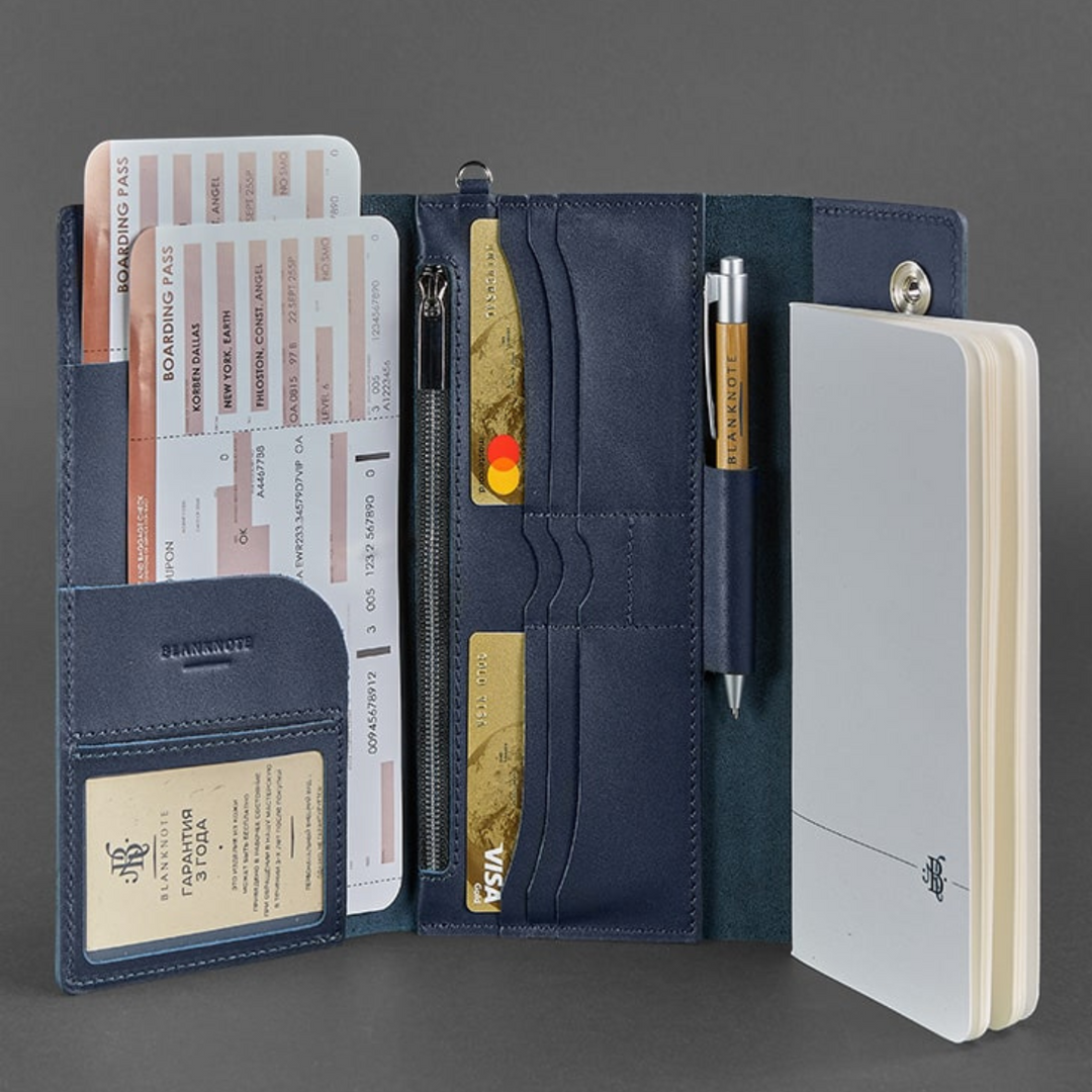 leather passport wallet