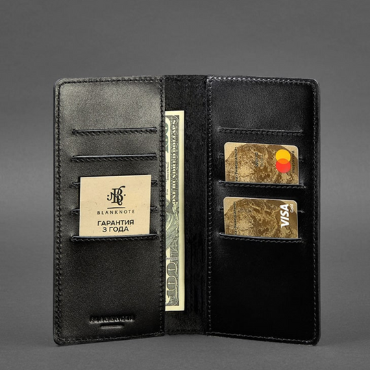 real leather wallet