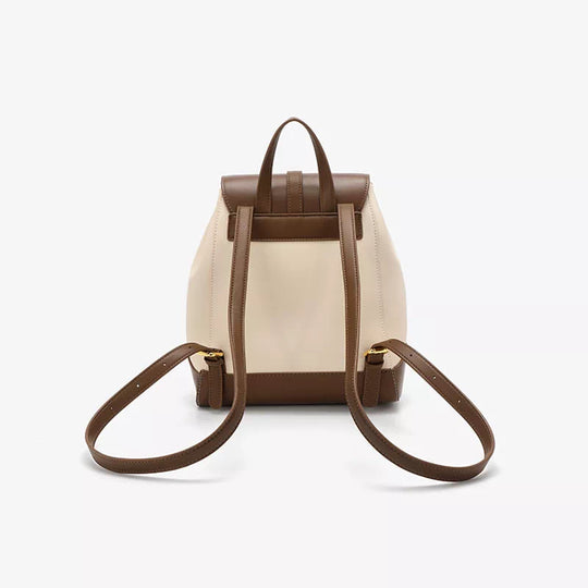 High-quality leather backpack purse for women
