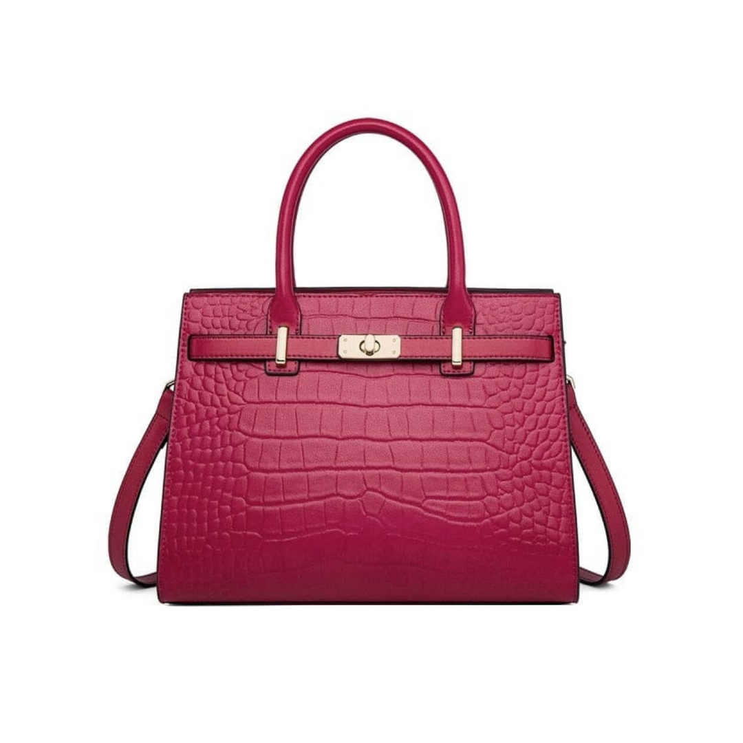 Luxury Designed Handmade Genuine Leather Women's Business Handbag - Leather Purse Backpack