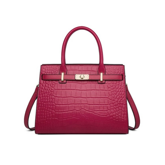 Luxury Designed Handmade Genuine Leather Women's Business Handbag - Leather Purse Backpack