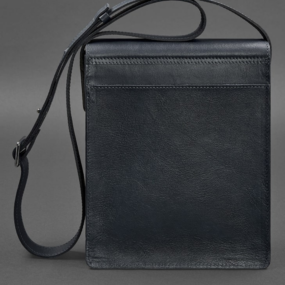 mens leather messenger bag uk