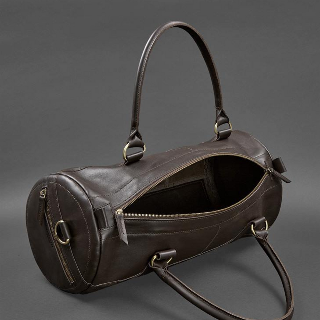 mens leather travel bag