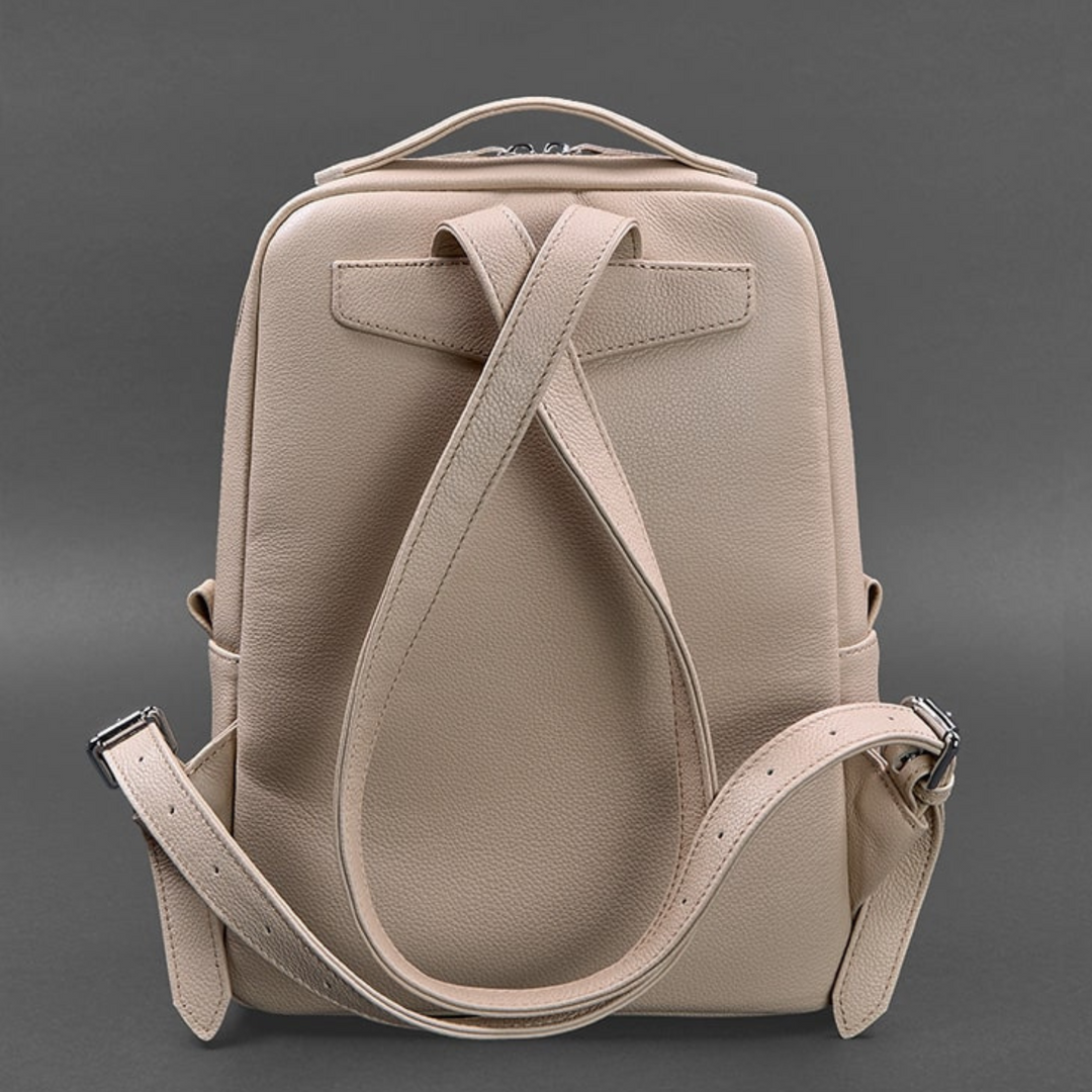 soft leather backpack