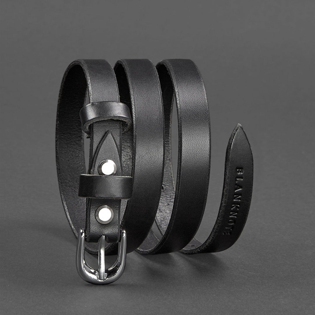 Handmade High Quality  Narrow Leather Belt - Leather Purse Backpack