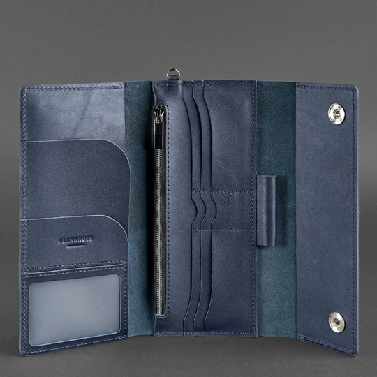 long leather wallet for ladies