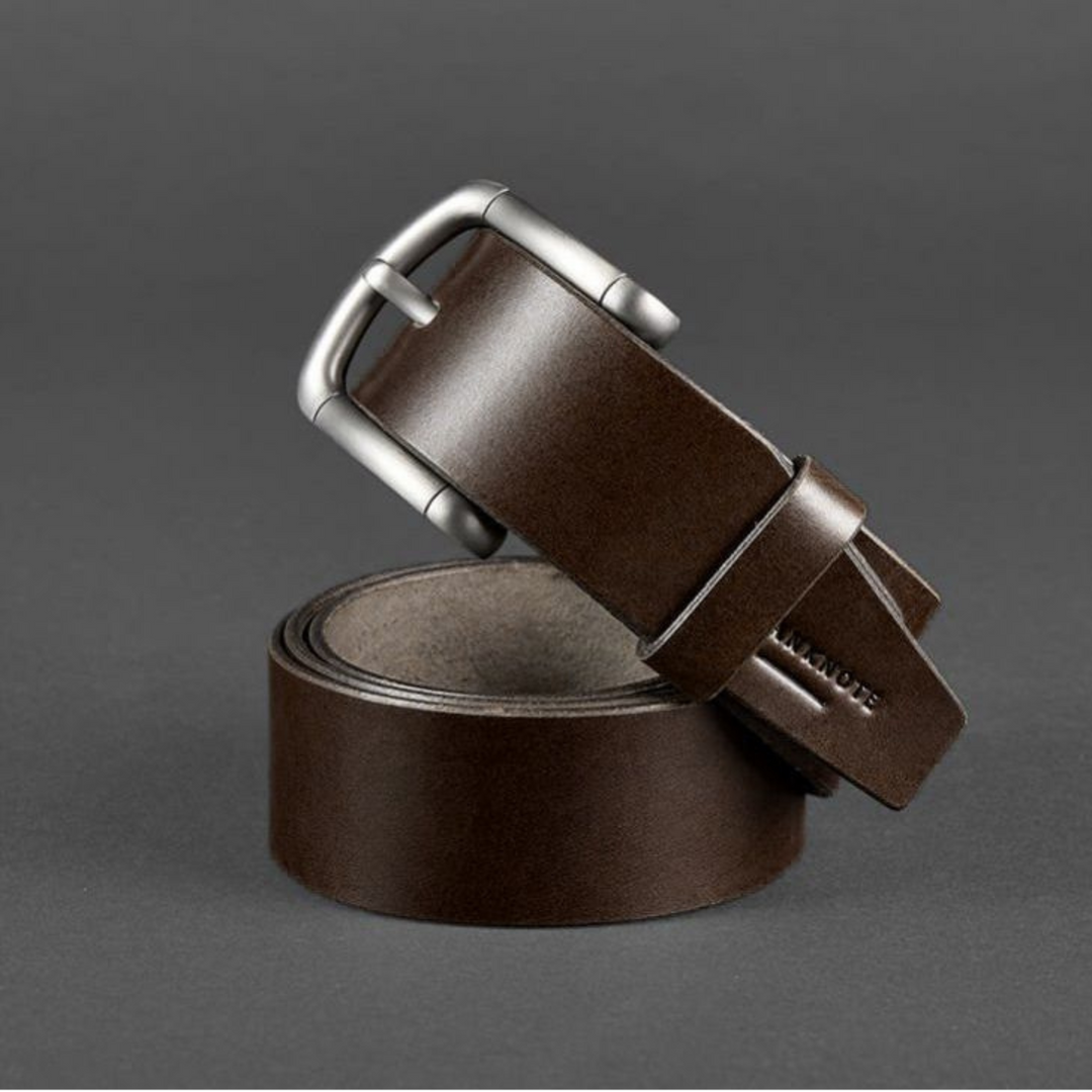 mens genuine leather belt