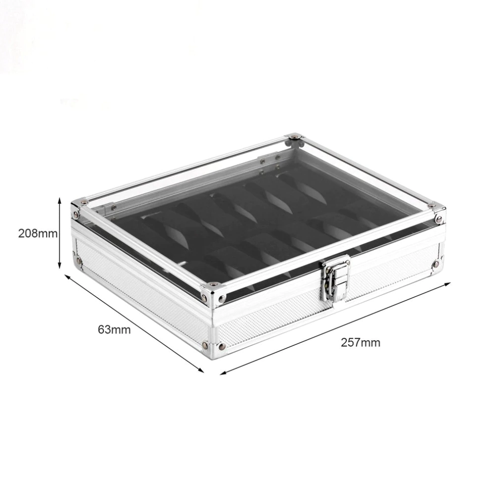 Silver Watch and Jewelry Display Metal Storage Box - Leather Purse Backpack