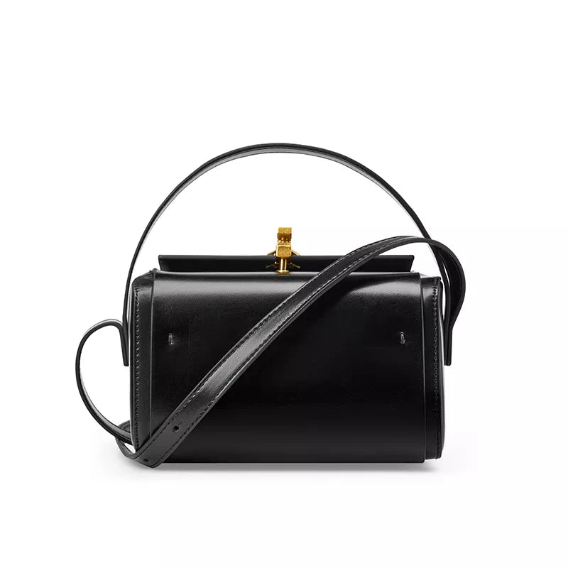 Fashion trends for top handle leather bags this season