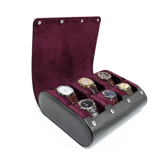 Exclusive Designer Leather Travel Watch Case - Leather Purse Backpack