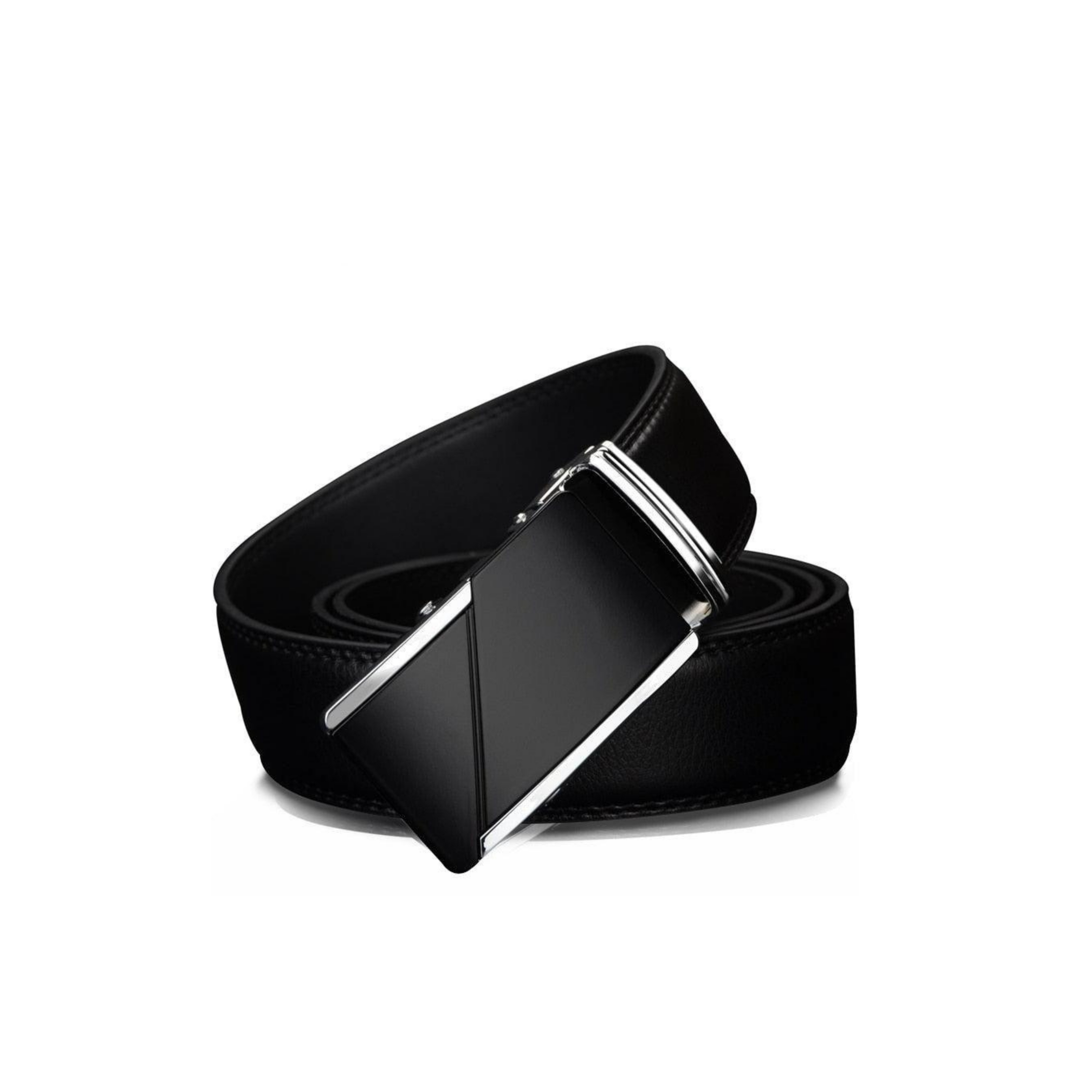 Black Leather Suit Belt For Men, Cuinte Model - Leather Purse Backpack