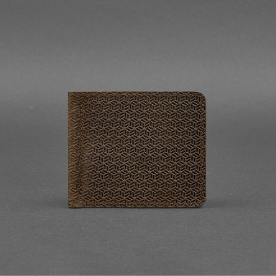 small leather wallet designer