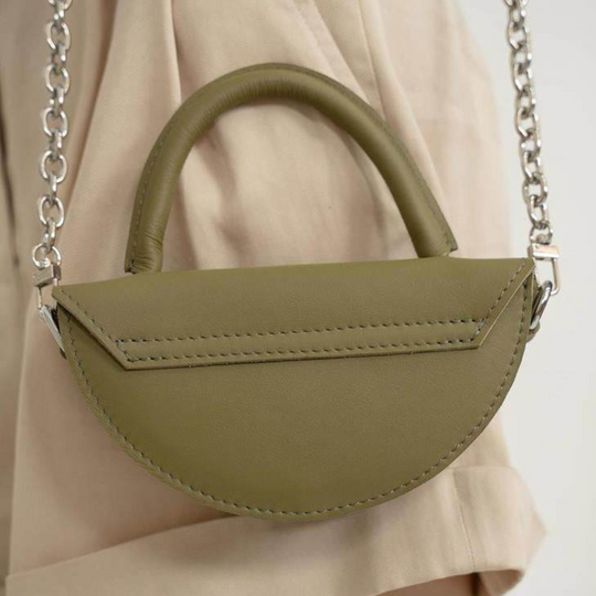 leather bucket mini bag