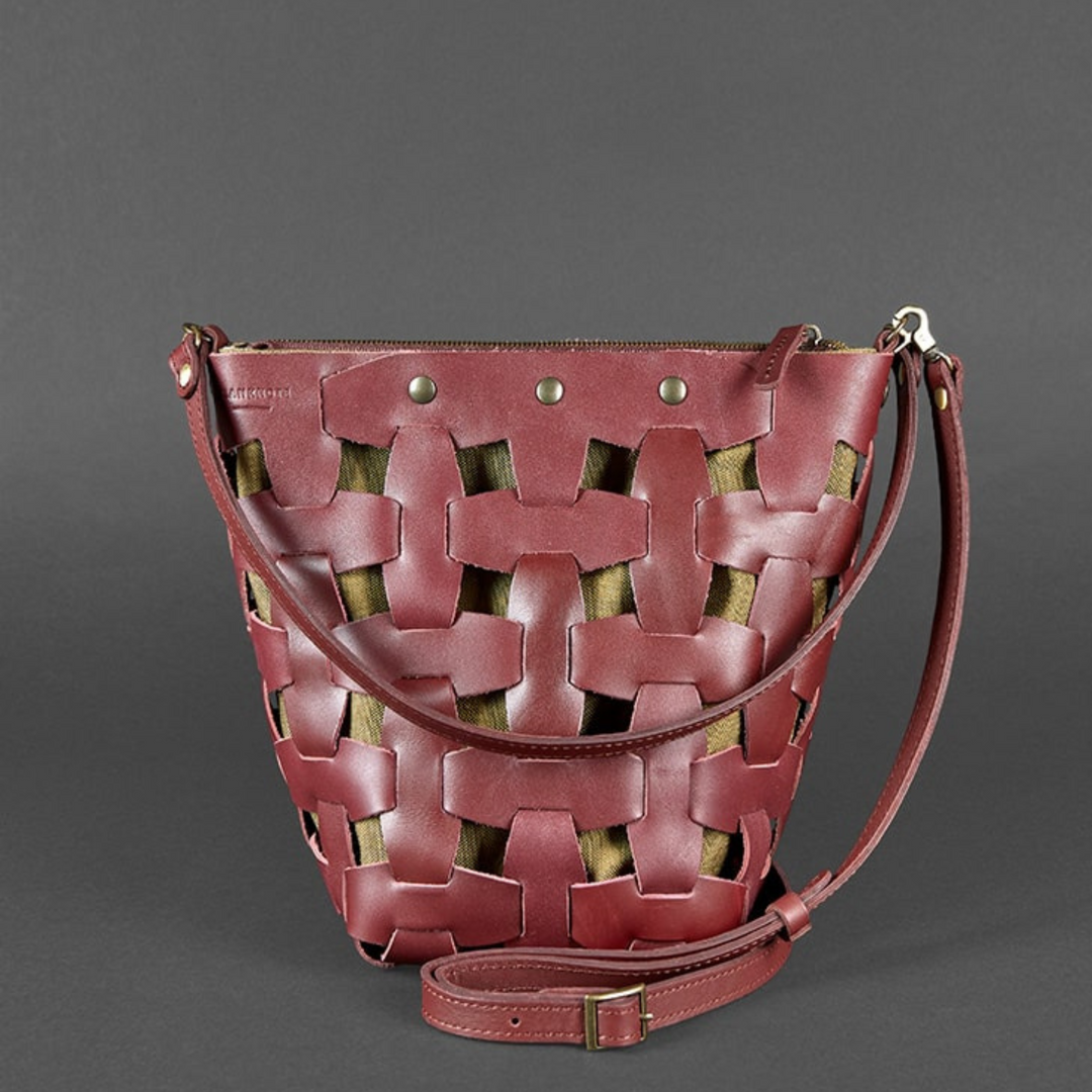 genuine leather shoulder bag