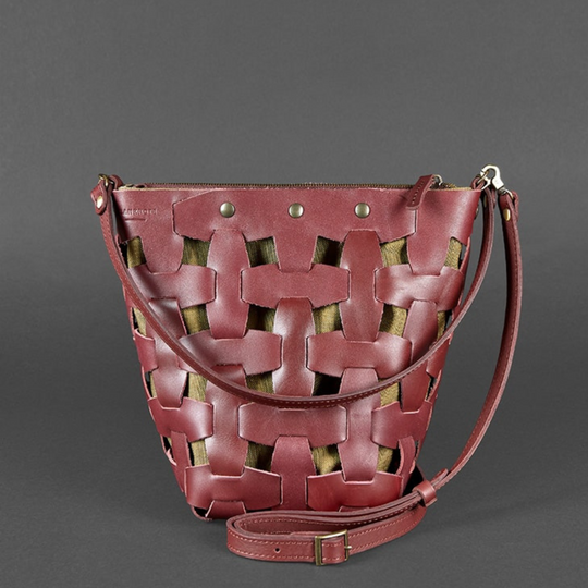 genuine leather shoulder bag
