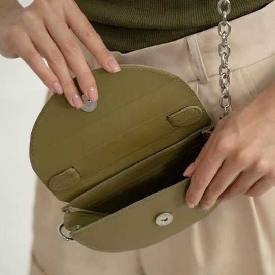 leather tote mini bag