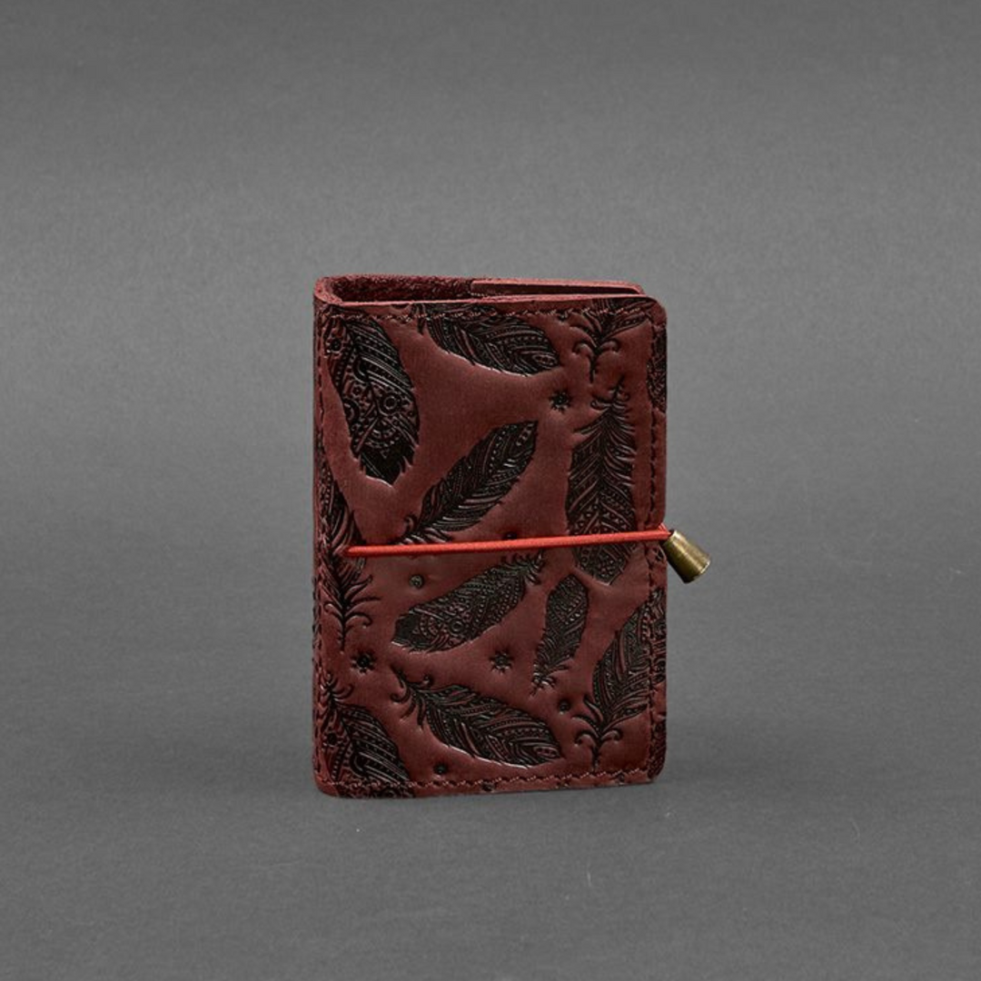 mens leather card case