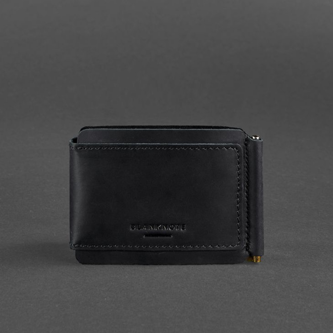 slim leather wallet mens