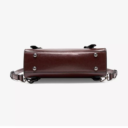 Premium high-quality leather backpack purse for a chic appearance