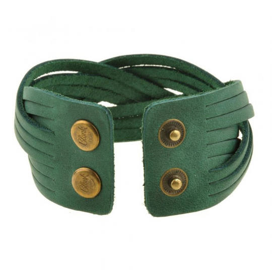 personalised womens leather bracelet