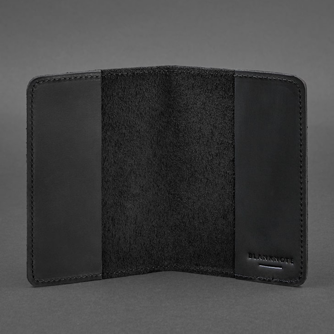 handmade leather passport holder