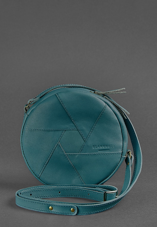Designer Unique Crossbody Bag Leather Round Bag - Leather Purse Backpack