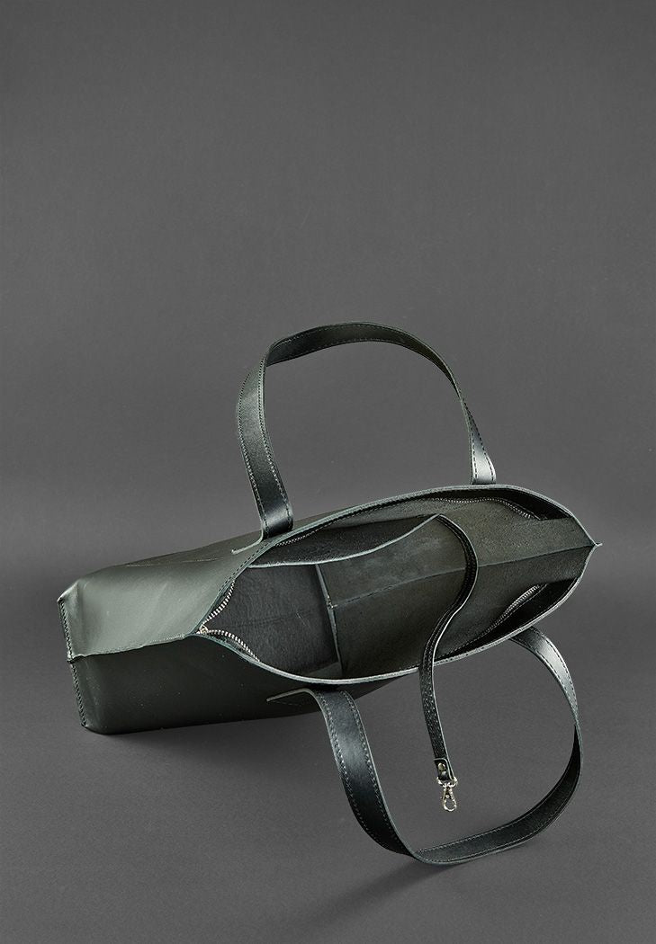 large leather tote bag