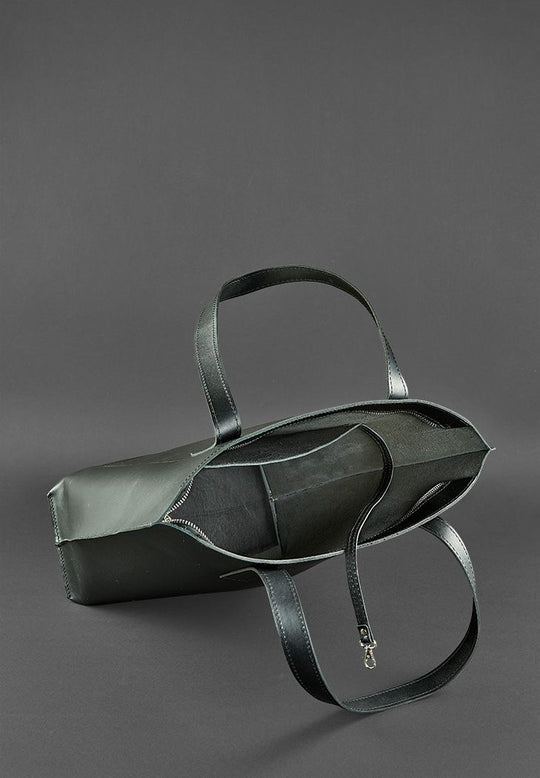 large leather tote bag