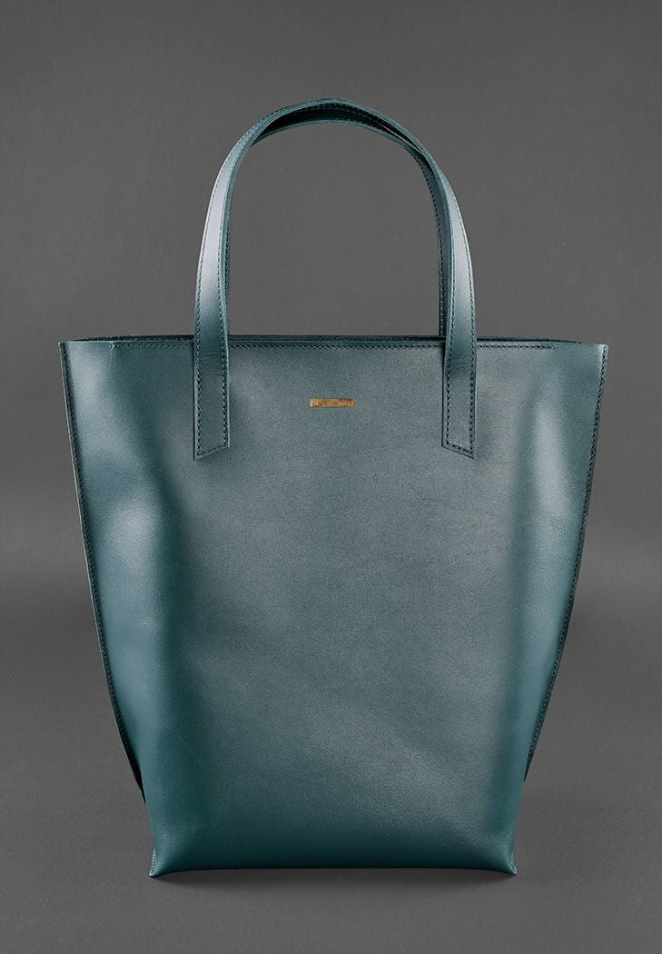leather shopper bag