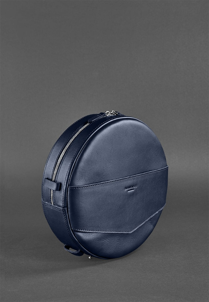 Unique Bag for Lady Leather Crossbody Bag Round Bag - Leather Purse Backpack