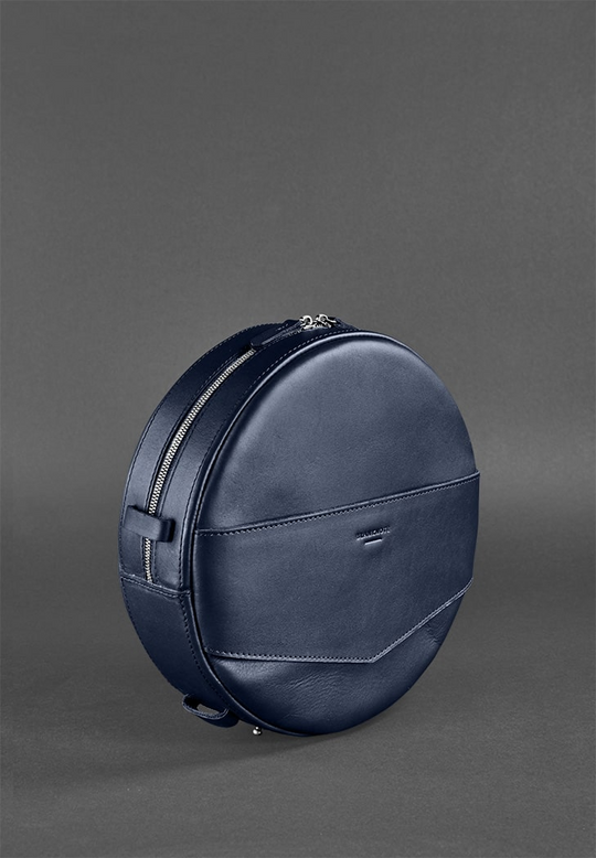 Unique Bag for Lady Leather Crossbody Bag Round Bag - Leather Purse Backpack