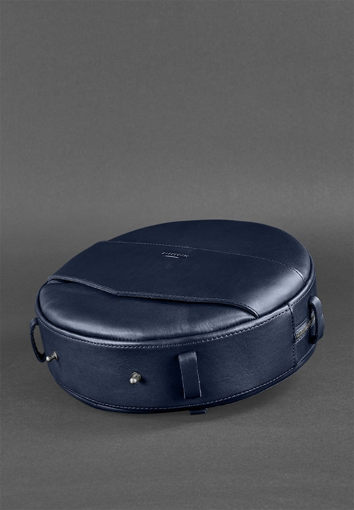 Unique Bag for Lady Leather Crossbody Bag Round Bag - Leather Purse Backpack