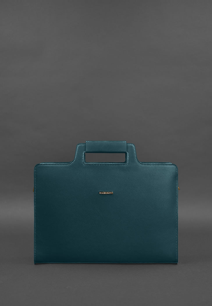 Unique Women's Leather Bag For Laptop and Documents - Leather Purse Backpack