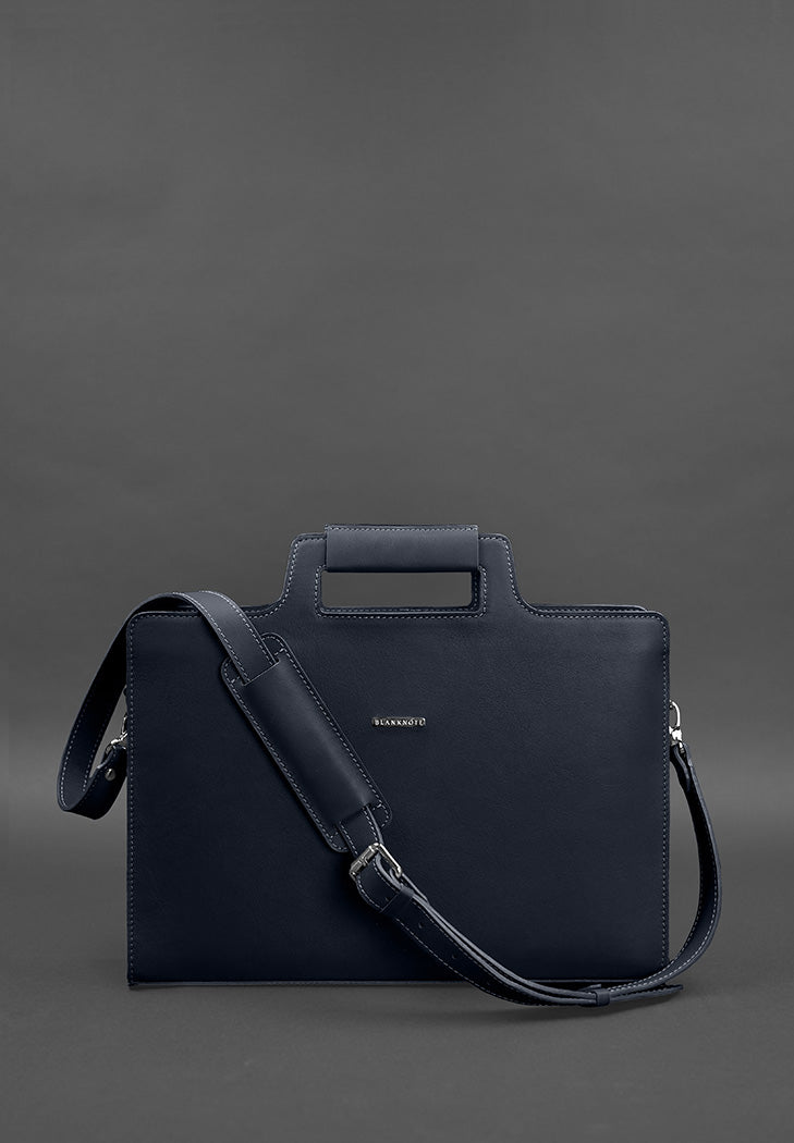 Affordable Women's Leather Bag For Laptop and Documents - Leather Purse Backpack
