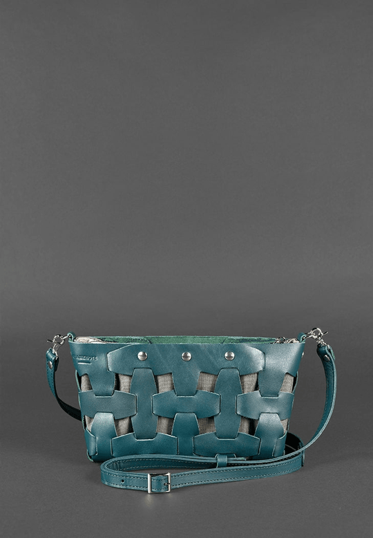 Unique Vintage Women's Leather Puzzle Crossbody Bag - Leather Purse Backpack