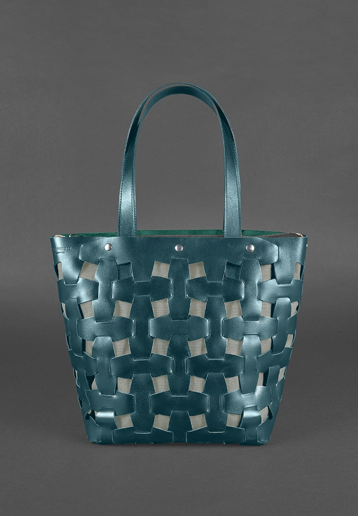 Woven Leather Bag Tote Bag for Lady Shoulder Bag - Leather Purse Backpack