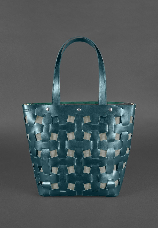 Woven Leather Bag Tote Bag for Lady Shoulder Bag - Leather Purse Backpack
