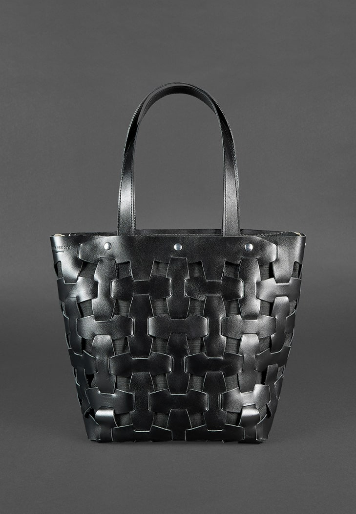Woven Leather Bag Tote Bag for Lady Shoulder Bag - Leather Purse Backpack