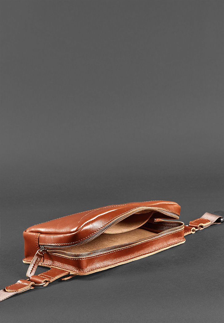 Luxury Handmade Leather Sling Bag – Chic and Comfortable Crossbody - Leather Purse Backpack