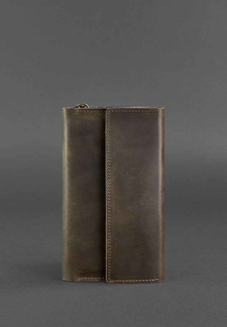 Minimalist Leather Clutch Organizer, Travel Case - Leather Purse Backpack