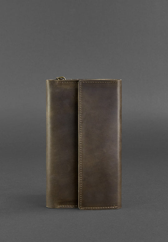 Minimalist Leather Clutch Organizer, Travel Case - Leather Purse Backpack