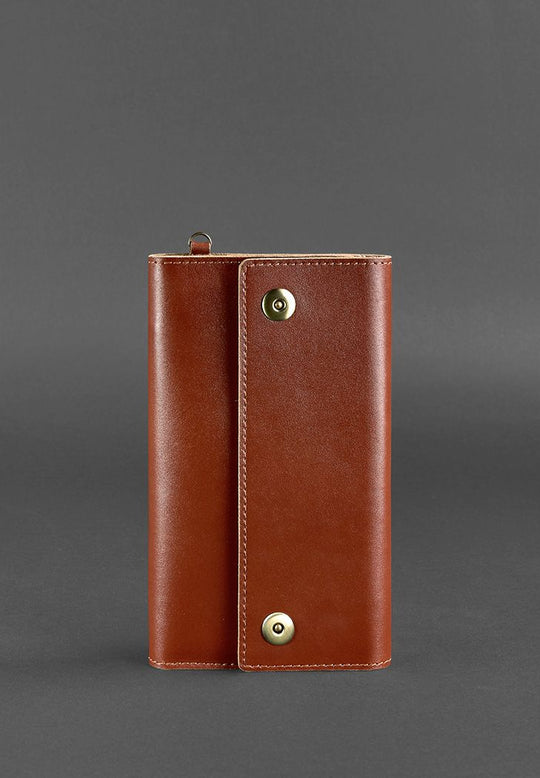 Fashionable Leather Clutch Organizer Case Blackwood - Leather Purse Backpack