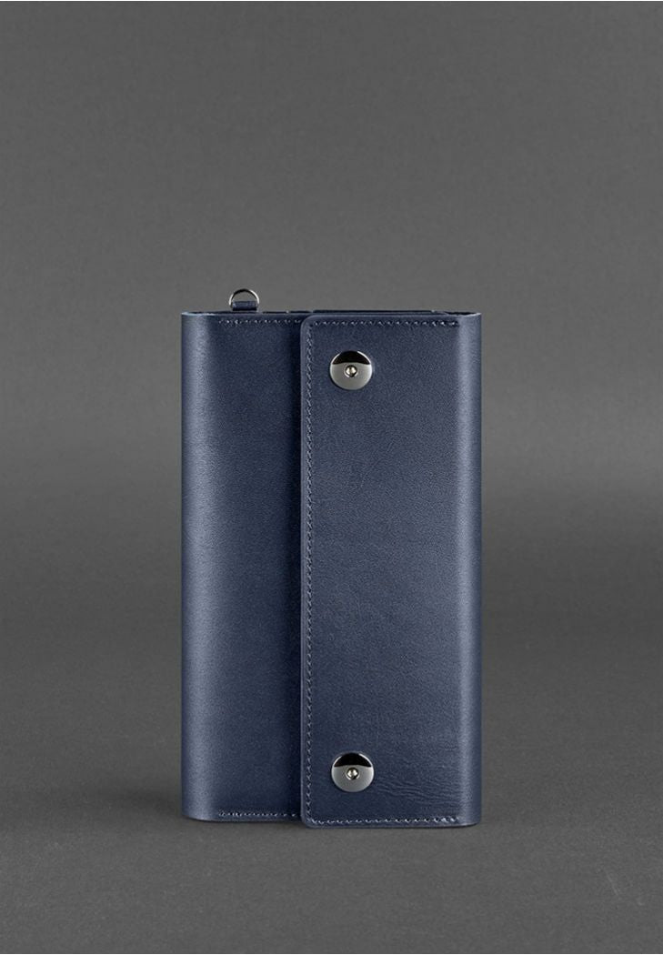 Fashionable Leather Clutch Organizer Case Blackwood - Leather Purse Backpack