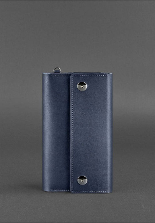 Fashionable Leather Clutch Organizer Case Blackwood - Leather Purse Backpack