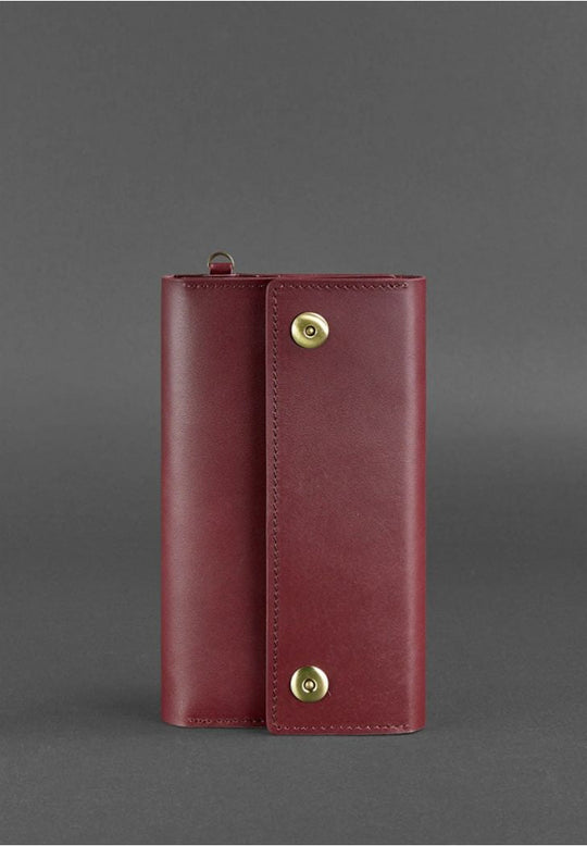 Fashionable Leather Clutch Organizer Case Blackwood - Leather Purse Backpack