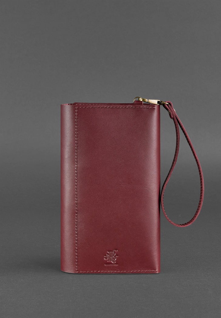 Minimalist Leather Clutch Organizer, Travel Case - Leather Purse Backpack
