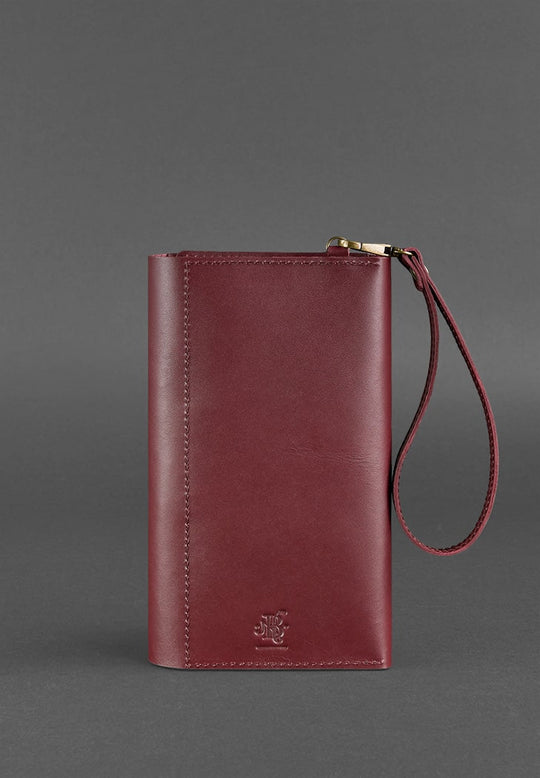 Minimalist Leather Clutch Organizer, Travel Case - Leather Purse Backpack