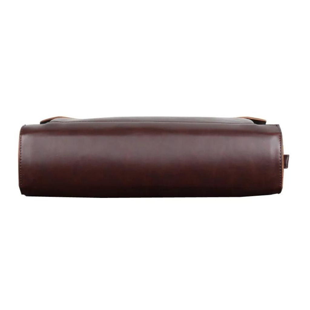 Contemporary exclusive vegan leather messenger bag with style