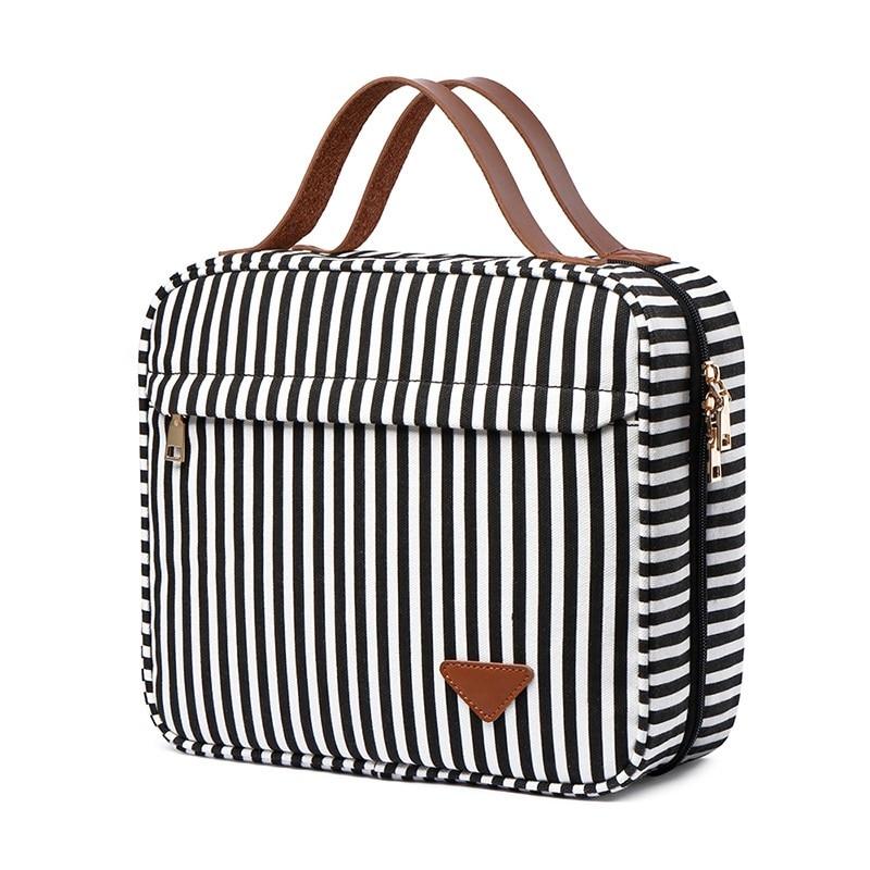 Fashionable waterproof hanging toiletry bag for travel