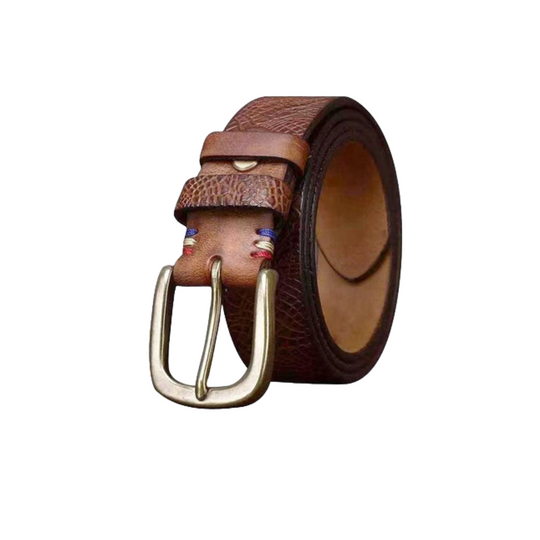 Durable Classic Leather Belt For Women, Peci Model - Leather Purse Backpack